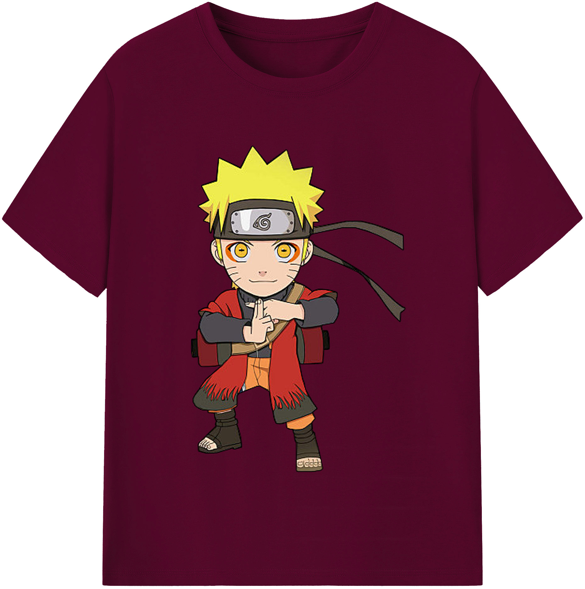 （画像用） NARUTO -ナルト- うずまき ナルト Uzumaki Naruto レディースカジュアルプリントTシャツ（綿100％）